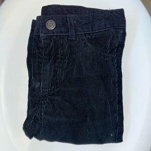 Black corduroy pants